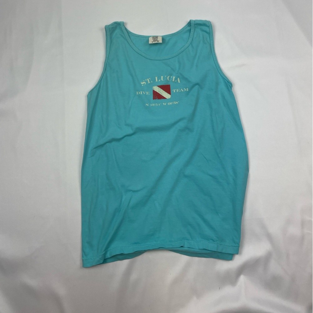 Comfort Colors Blue St. Lucia Tank Top